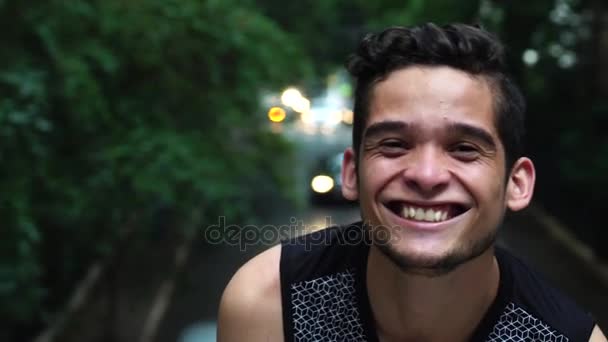 Gay Menino Soprando Beijo — Vídeo de Stock