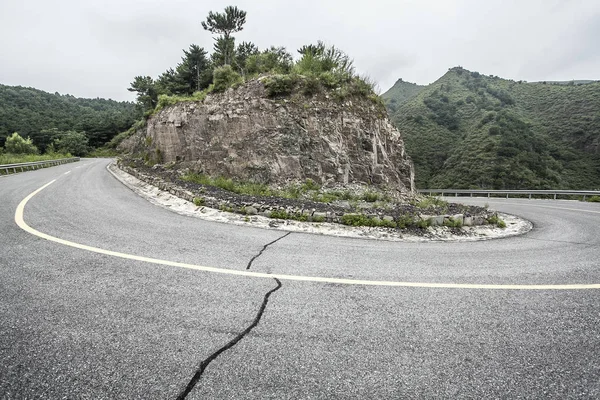 Veduta Della Strada Delle Montagne Pechino Cina — Foto Stock