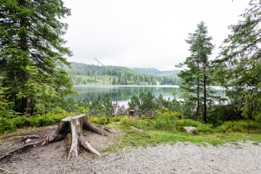 Sakin göl su yansımalar