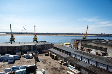 bağlantı noktası şehir manzaralı yukarıdan