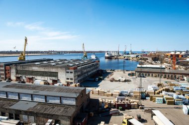 bağlantı noktası şehir manzaralı yukarıdan