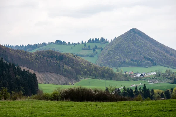 Kis város távlati — Stock Fotó