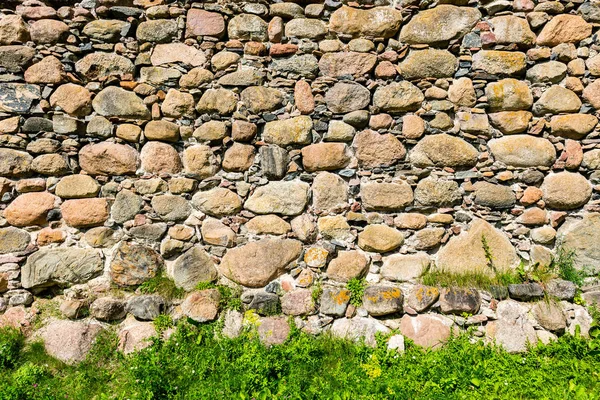 Antik taş tuğla duvar — Stok fotoğraf