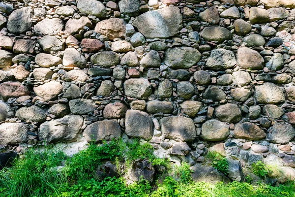 Ancient stone brick wall — Stock Photo, Image