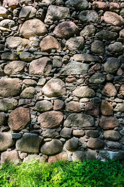 Antigua pared de ladrillo de piedra — Foto de Stock