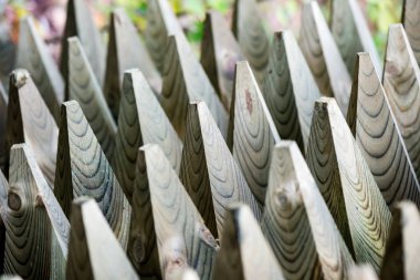 ahşap çit parçalar ve malzemeler