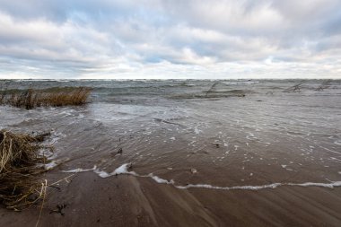 kayalık deniz plaj geniş açı bakış açısı ile