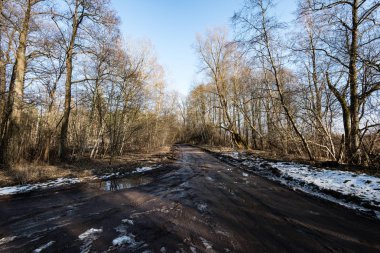durumu kötü köy yolunda