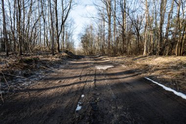 durumu kötü köy yolunda