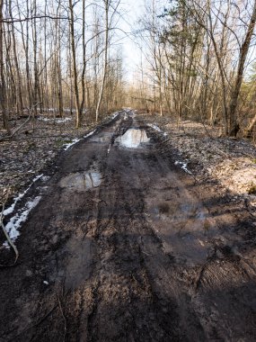 durumu kötü köy yolunda