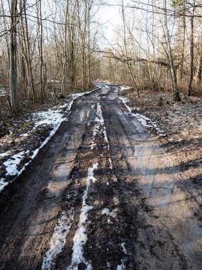 durumu kötü köy yolunda