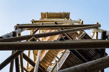 Ahşap Saat Kulesi ayrıntılarını