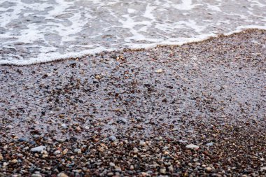 küçük bir çakıl kaya arka plan dokusu