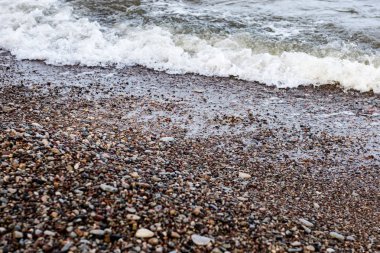 küçük bir çakıl kaya arka plan dokusu