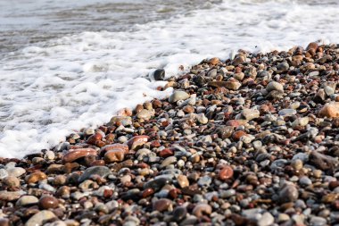 küçük bir çakıl kaya arka plan dokusu