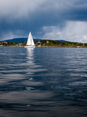 Norveç Deniz Sahil Manzaralı