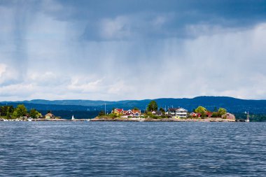 Norveç Deniz Sahil Manzaralı