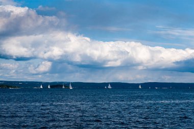 Norveç Deniz Sahil Manzaralı