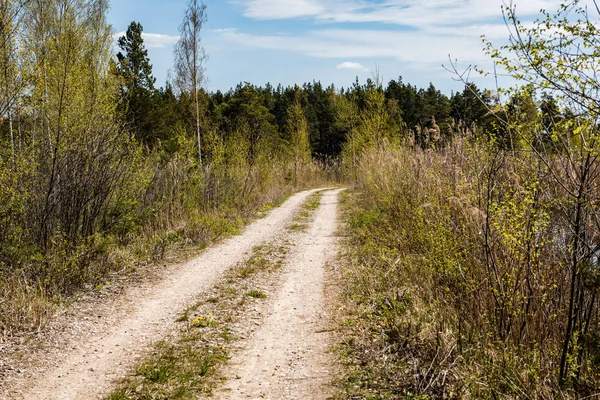 Paese Ghiaia Strada — Foto Stock