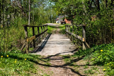 boardwalk Gölü bulutlarda yansıması