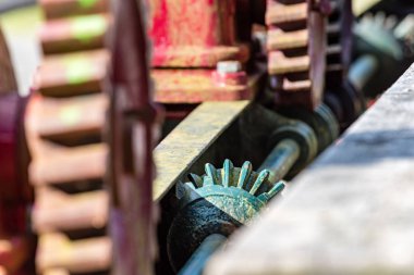 Eski Dişliler ve SMM arka plan bulanık karşı