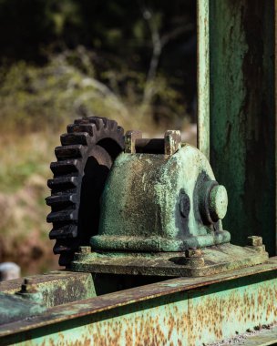 Eski Dişliler ve SMM arka plan bulanık karşı