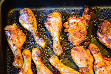 fırında pişirme tavuk kanadı