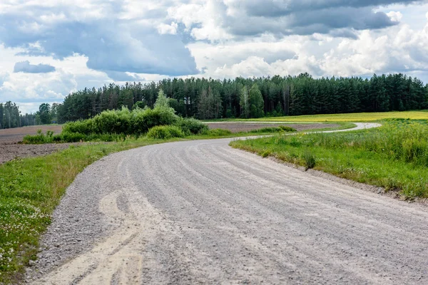 Empty road in the countryside — Stock Photo, Image