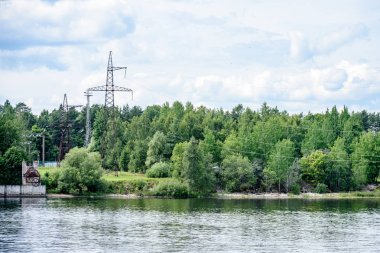 hidro elektrik santrali gates su için