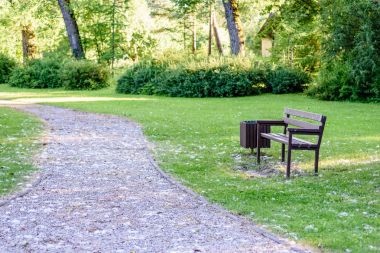 güzel park sonbahar tezgah