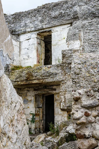 old war fort ruins on the beach