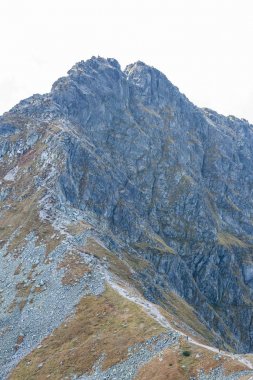 kayalık dağ tepe alan görünümünde Slovakya