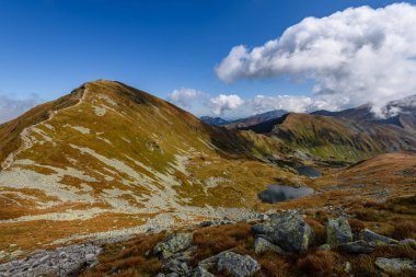 kayalık dağ tepe alan görünümünde Slovakya