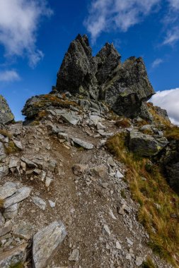 kayalık dağ tepe alan görünümünde Slovakya