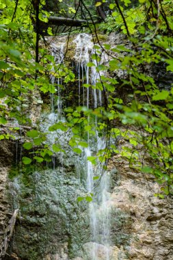 büyük şelale sonbahar dağ geçidi, mounta ile uzun pozlama