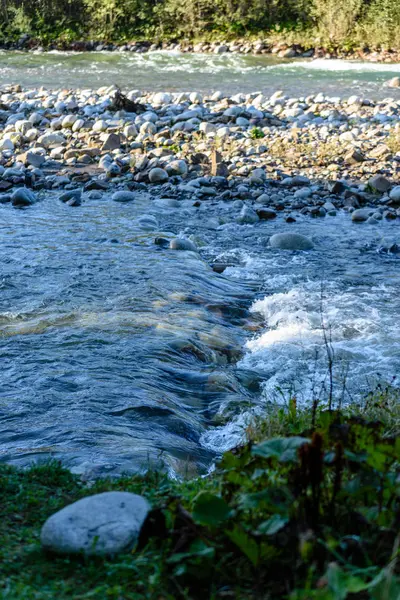 夏の山川。タトシャンスカ川、ポーランド — ストック写真