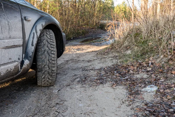 Unidentified offroad vehicles during a desert safari — Stock Photo, Image