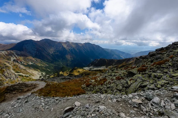 Montagne carpatiche slovacche in autunno . — Foto Stock