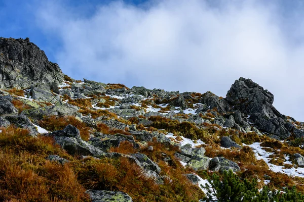 Montagne carpatiche slovacche in autunno . — Foto Stock
