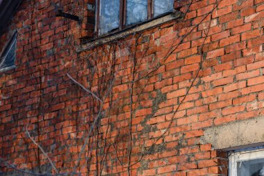 eski kırsal ev ayrıntılar. ahşap ve taş mimarisi eleme