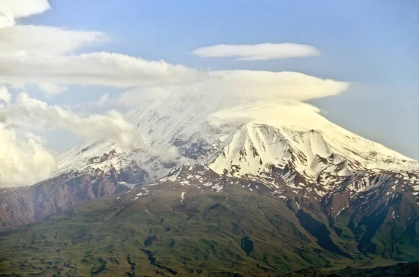 Büyük Ararat Hindi Erivan Ermenistan Dan Bakış Açısı — Stok fotoğraf