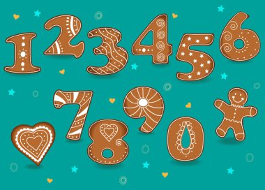 Zencefilli kurabiye numaraları