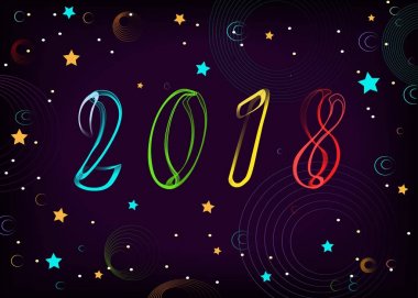 Sayı 2018. Neon sayılar