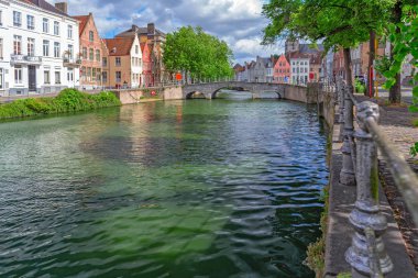 Kanal dolgu Bruges, Belçika