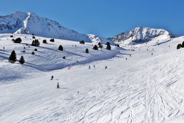 Rakamlar kayakçı Kayak Pisti