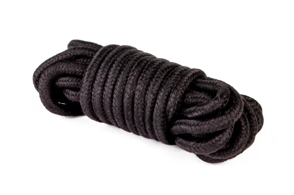 BDSM bondage rope on white background — Stock Photo, Image
