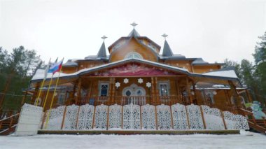 Rus Noel Baba 'nın evi. Büyük Ustyug şehri..