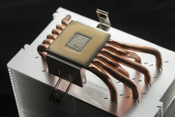 CPU cooler heatsink — Stock Photo, Image