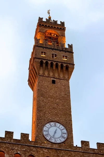 Palazzo Vecchio Ligger Piazza Della Signoria Florens Och Säte För — Stockfoto