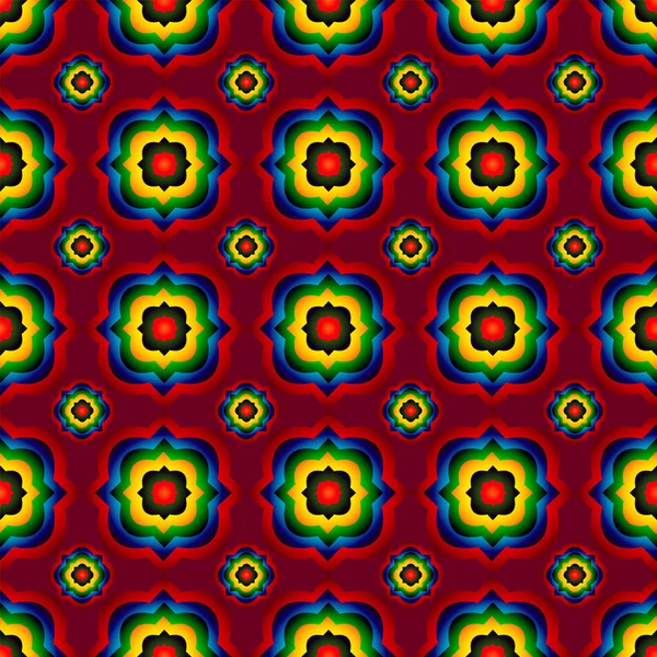 Geometrik şekilli soyut ve kusursuz desen